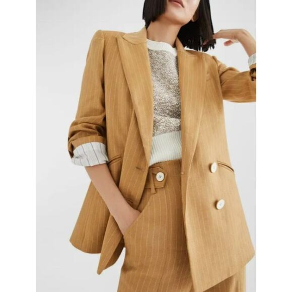 B39 Veronica Beard Parineti Dickey Blazer 0 Preppy Office Academia First Lady - Picture 5 of 13